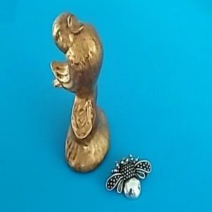 Sterling Silver Bumblebee Pin